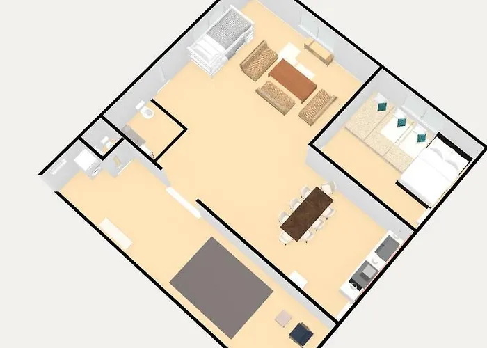 Apartment 380 2f Oceanview Lovely Big Family House 6 People